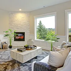 HOMCOM 2 Pack Decorative Artificial Monstera Plants in Pot Fake Plants for Home Indoor Outdoor Decor, 85cm, Green - 8