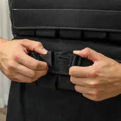 SPORTNOW 20KG Adjustable Weighted Vest, Running Weight Vest, with 30 Metal Weights, Reflective Strips, for Running, Exercise - 8