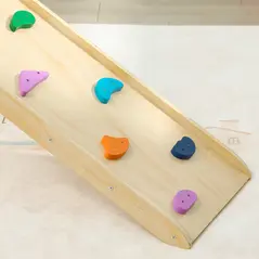 AIYAPLAY 3 in 1 Kids Climbing Set Indoor with Sliding Ramp, Foldable design, Gift for 2-6 Years Old - 8