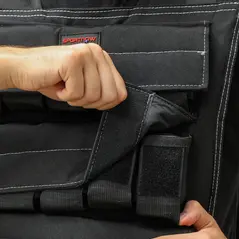 SPORTNOW 20KG Adjustable Weighted Vest, Running Weight Vest, with 30 Metal Weights, Reflective Strips, for Running, Exercise - 7