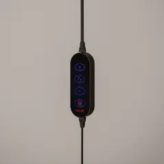 HOMCOM LED Desk Lamp with Clamp, Double Head Table Lamp with 3 Colour Modes & 10 Brightness Levels, Flexible Gooseneck Reading Desk Light with Timer and Memory Function for Study, Office, Work, Black - 8