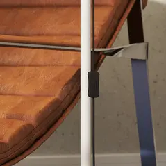 HOMCOM Floor Lamp for Living Room, Spotlight Reading Standing Lamp with Adjustable Height, Rocker on/off Switch, Indoor Task Lighting for Bedroom, Office,  White (Bulb not Included) - 8