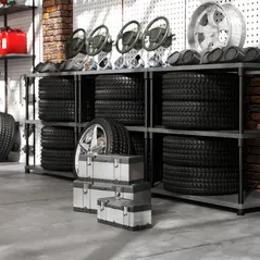 HOMCOM 3 Pieces Stainless Steel Toolbox Set, 23"/ 19"/ 16" - 8