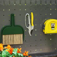 Outsunny 8" Garden Secateurs, Pruning Shears Heavy Duty with Sharp SK5 Blade, Bypass Pruners with Safety Lock and Non-Slip Handles, Lightweight & Ergonomic, Pruning Scissors for Precise Cutting - 7