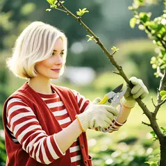 Outsunny 8" Garden Secateurs, Pruning Shears Heavy Duty with Sharp SK5 Blade, Bypass Pruners with Safety Lock and Non-Slip Handles, Lightweight & Ergonomic, Pruning Scissors for Precise Cutting - 6