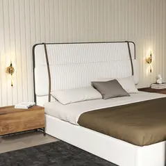 HOMCOM Led Wall Lamp 2 Pack, 13W Modern Indoor Spiral Wall Light, Colour Temperature Adjustable 3000K/4000K/6500K, for Bedroom, Living Room, Hallway, Stairs, Gold Tone - 1