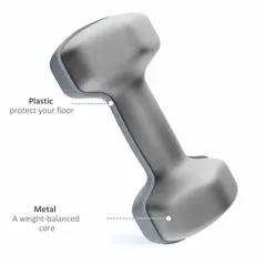 SPORTNOW Dumbbells Set with Storage Rack, 2 x 1kg, 2 x 2kg, 2 x 3kg, Green - 5