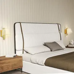 HOMCOM Led Wall Lamp 2 Pack, 5W Modern Indoor Starry Wall Light, Colour Temperature Adjustable 3000K/4000K/6500K, for Bedroom, Living Room, Hallway, Stairs, Gold Tone - 1