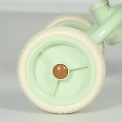 AIYAPLAY 2-In-1 Toddler Trike for 2-5 Years Old, 3 Wheel Bike with Adjustable Parent Handle, Basket for Boys and Girls, Green - 9