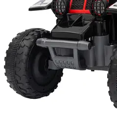 AIYAPLAY 6V Electric Quad Bike for Kids, Ride On ATV w/ Forward/Reverse, Headlights, for Ages 18-36 Months, Black - 8