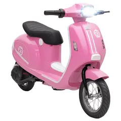 AIYAPLAY 24V Kids Electric Motorbike, Ride on Motorcycle with Manual Throttle, Brakes and LED Lights for Ages 8-12 Years, Pink - 1