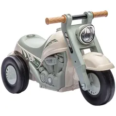 AIYAPLAY Foot To Floor Sliding Kids Ride On Car with Music, Bubble, for Toddler from 2 to 5 Years Old - Cream White - 1