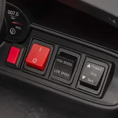 AIYAPLAY Kids Electric Ride on Police Car with Remote Control, Music, Horn, Siren Flashing Lights for 3-5 Years Old, Multicolour - 9