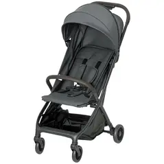 AIYAPLAY Foldable Baby Stroller with Adjustable Seat, 5-Point Harness, Canopy, Basket, 6.3kg Lightweight & Compact, Dark Grey - 1