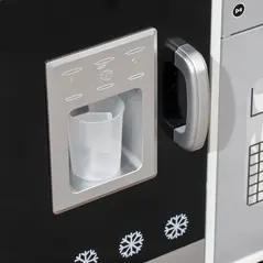 AIYAPLAY Kids Play Kitchen with Sound, Ice/Coffee Maker, Utensils, Microwave, Stainless Steel Utensils, for 3-6 Years - 9