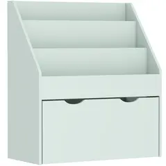 AIYAPLAY Bookcase for Kids with Shelves, Drawer, Bookcase for Bedroom, Playroom, Green - 1