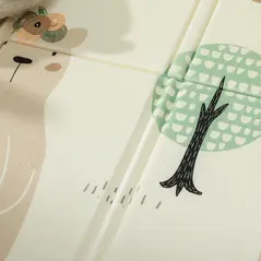 AIYAPLAY Animal-Themed Baby Plat Mat Double Sided, Foldable, Water-Resistant for Outdoor/Indoor, 177 x 146 x 1.5cm - 9