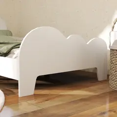 AIYAPLAY Cloud-Themed Toddler Bed Frame with Safety Rails, 143.5 x 74.5 x 56cm - 8