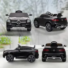 AIYAPLAY Mercedes-Benz GLC Licensed Kids Ride on Car with Remote Control, Soft Start, MP3, LED Headlights, Black - 9
