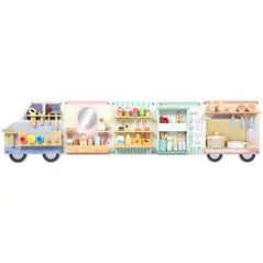 AIYAPLAY Wooden Busy Board, 5 in 1 Activity Wall Panels for Kids 3+ Years, for Daycare, Playroom, Home - 1