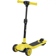 AIYAPLAY Three-Wheel Foldable Electric Scooter for Kids Aged 6-10 Years, Yellow - 1