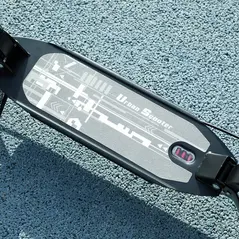 AIYAPLAY Kids Scooter with Four-Level Adjustable Handlebar, Dual Brake System, 200mm Wheels, ABEC-7 Bearings, Black - 8