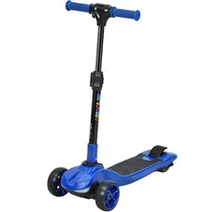 AIYAPLAY Three-Wheel Foldable Electric Scooter for Kids Aged 6-10 Years, Blue - 1