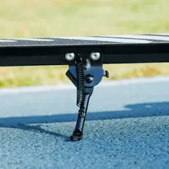 AIYAPLAY Scooter for Kids Aged 3-8 Years, with Adjustable Handle, Two Light Up Wheels, Handbrake, Rear Brake, Black - 9