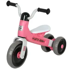 AIYAPLAY Toddler Balance Bike with No Pedal, 3 Silence Wheels for 12-36 Months Boys and Girls, Indoor Outdoor, Pink - 1