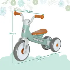 AIYAPLAY Toddler Balance Bike with No Pedal, 3 Silence Wheels for 12-36 Months Boys and Girls, Indoor Outdoor, Green - 3