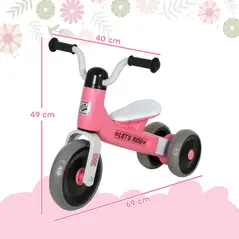 AIYAPLAY Toddler Balance Bike with No Pedal, 3 Silence Wheels for 12-36 Months Boys and Girls, Indoor Outdoor, Pink - 3
