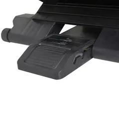 HOMCOM 0-30° Three-Height Under-Desk Support Footrest - Black - 8