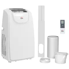HOMCOM 12,000 BTU Multi-Mode Mobile Air Conditioner - White - 1