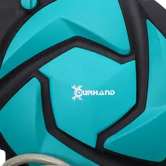 DURHAND 10m Garden Auto Hose Reel Wall Mounted Retractable 7 Patterns Spray Nozzle - 9