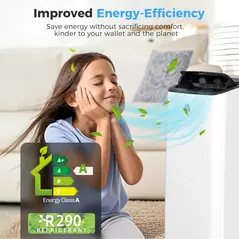 HOMCOM 12000 BTU App-Controlled Mobile Air Conditioner - White - 6