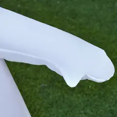 HOMCOM 1.2m Witch Ghost Halloween Inflatable Decoration w/ LED Lights Fan Accessories Pumpkin Lantern Kids Adult Fun Weather-Resistant Indoor Outdoor Seasonal - 9