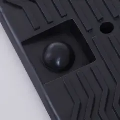 DURHAND 2 PCs Car Ramps Heavy Duty 2.5 Ton Motorhome Levelling Ramps, Plastic Garage Workshop Car Lift, Portable Automotive Vehicle Campervan Car Ramp, Black - 8