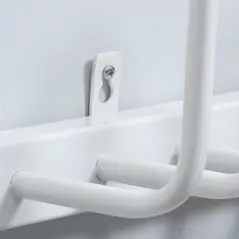 HOMCOM 2 Pairs Electric Shoe Dryer, Wall Mounted Shoe Warmers with Constant Temperature for Boots, Leather Shoes, Socks, White - 7