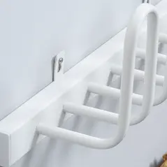 HOMCOM 2 Pairs Electric Shoe Dryer, Wall Mounted Shoe Warmers with Constant Temperature for Boots, Leather Shoes, Socks, White - 9