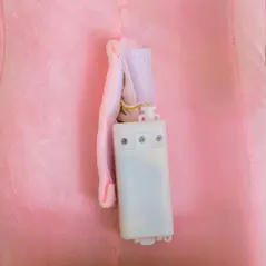 HOMCOM 2 In 1 Plush Baby Ride on Rocking Horse Elephant Rocker with Wheels Wooden Toy for Kids 32 Songs for 18+ Months (Pink) - 9