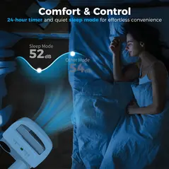 HOMCOM 14000 BTU Multi-Mode Mobile Air Conditioner, with Mounting Kit - 7