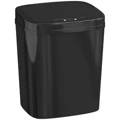HOMCOM 15L Sensor Bin, Automatic Touchless Kitchen Bin, Easy Clean, Battery Operated for Home Office, Bedroom, Bathroom, Black - 1