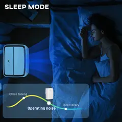 HOMCOM 14,000 BTU Mobile Air Conditioner, with LED Screen - White - 6