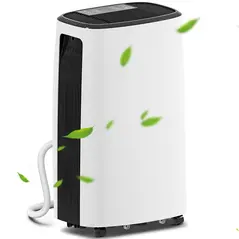 HOMCOM 16l/Day Dehumidifier, with Washable Filter and Timer - White - 1