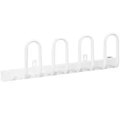 HOMCOM 2 Pairs Electric Shoe Dryer, Wall Mounted Shoe Warmers with Constant Temperature for Boots, Leather Shoes, Socks, White - 1