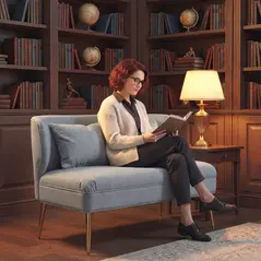 HOMCOM 2 Seater Sofa, Linen-look Fabric Small Sofa with Wing Back, Thick Seat, Metal Legs, Light Grey - 9