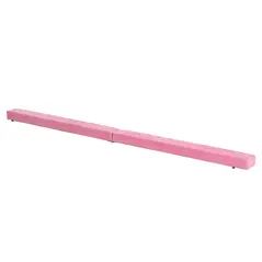 HOMCOM 2.1M 7FT Gymnastics Folding Balance Beam Home Gym Training Exercise Sports - Pink - 1