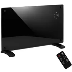 HOMCOM 1500W 5-35℃ Smart Control Heater - Black - 1