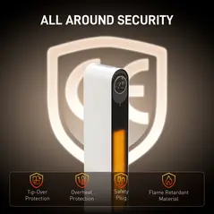 HOMCOM 2000W Ceramic Electric Heater with Fan, Timer, Oscillation - White - 9