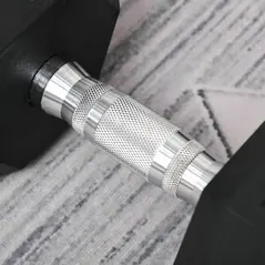 HOMCOM 2x20kg Rubber Hex Dumbbell Portable Hand Weights Dumbbell Home Gym Workout Fitness Hand Dumbbell - 8